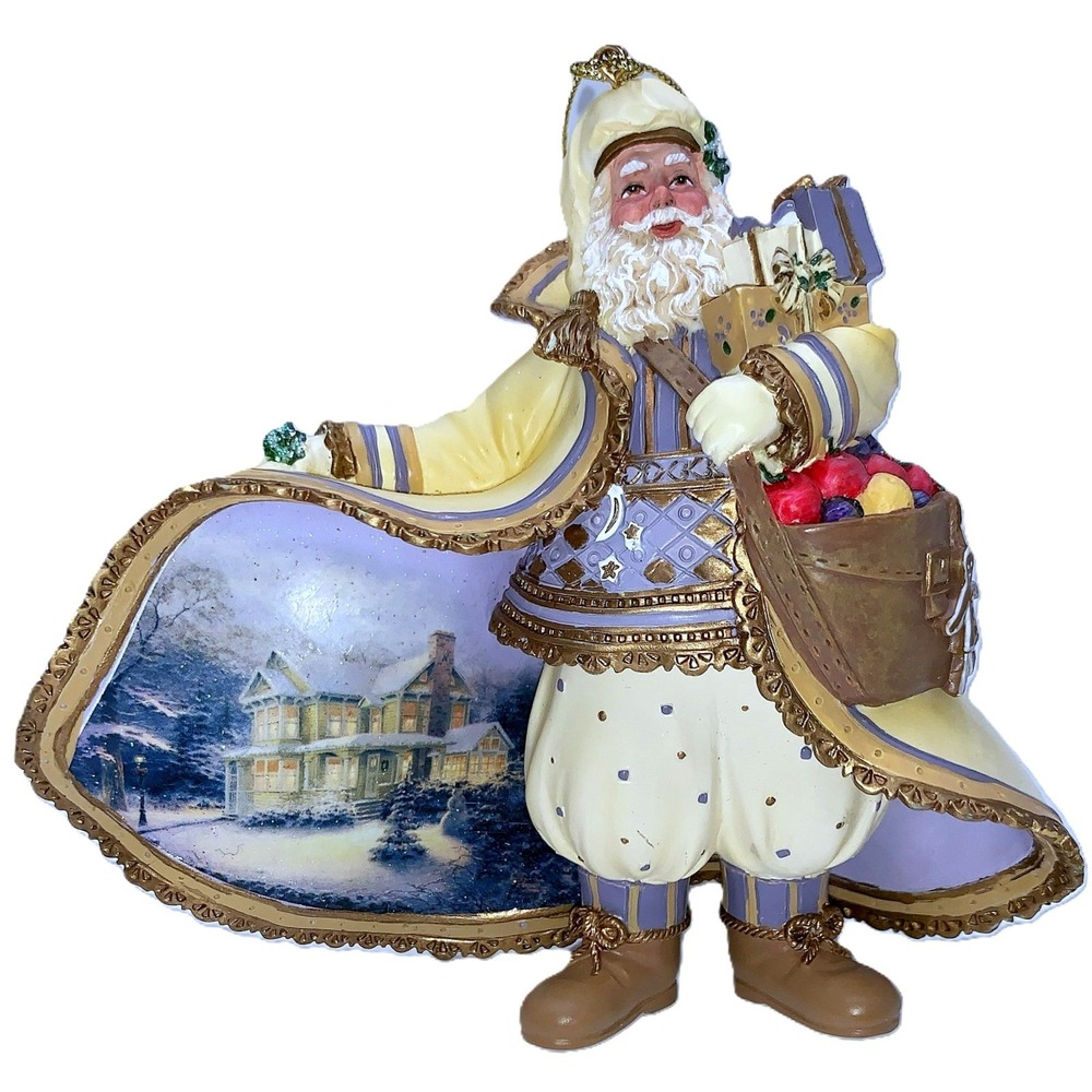 Thomas Kinkade Ashton Drake Old World Santa Christmas Ornament Vtg 2003 VGUC